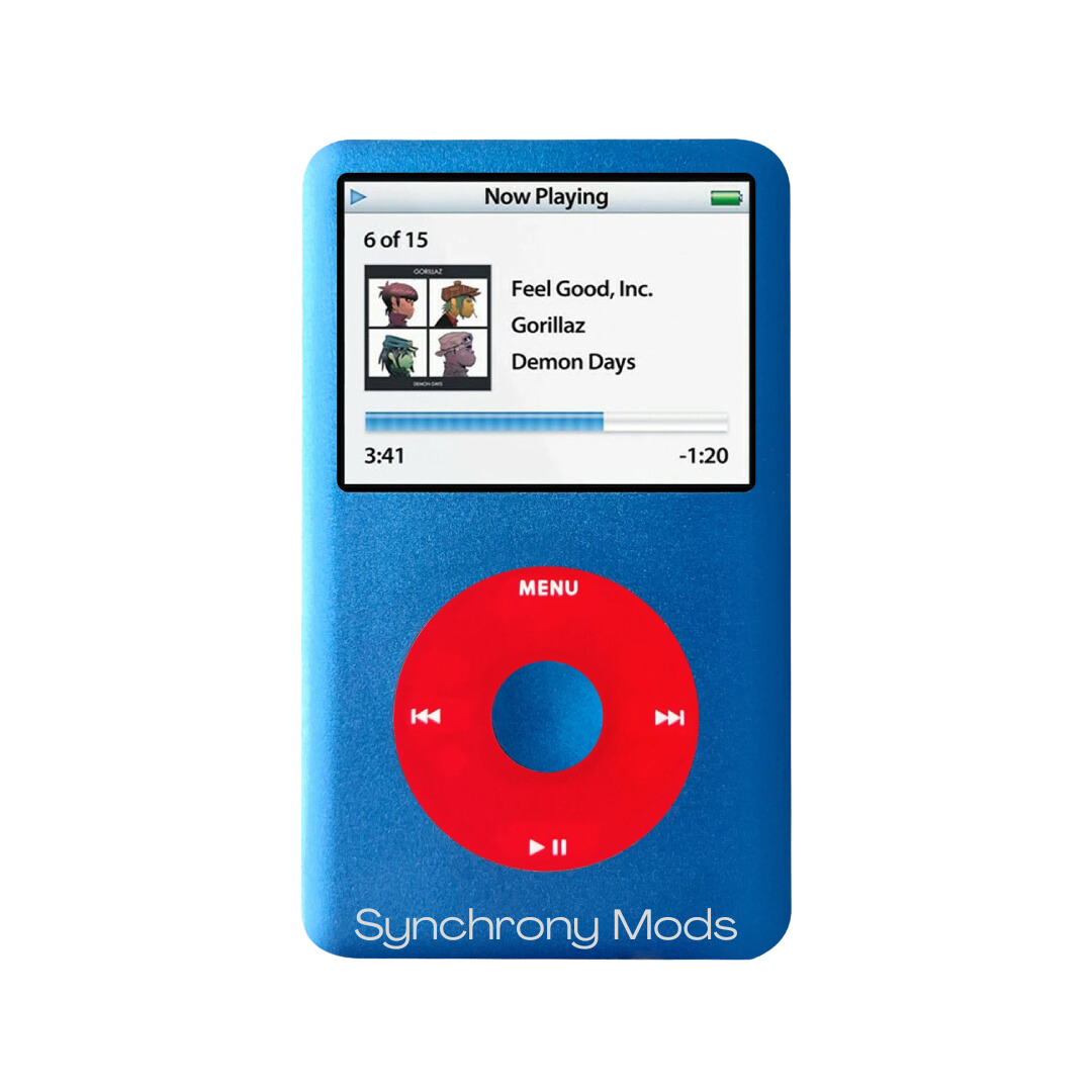 iPod Classic 7 Gen mejorado, color Azul.