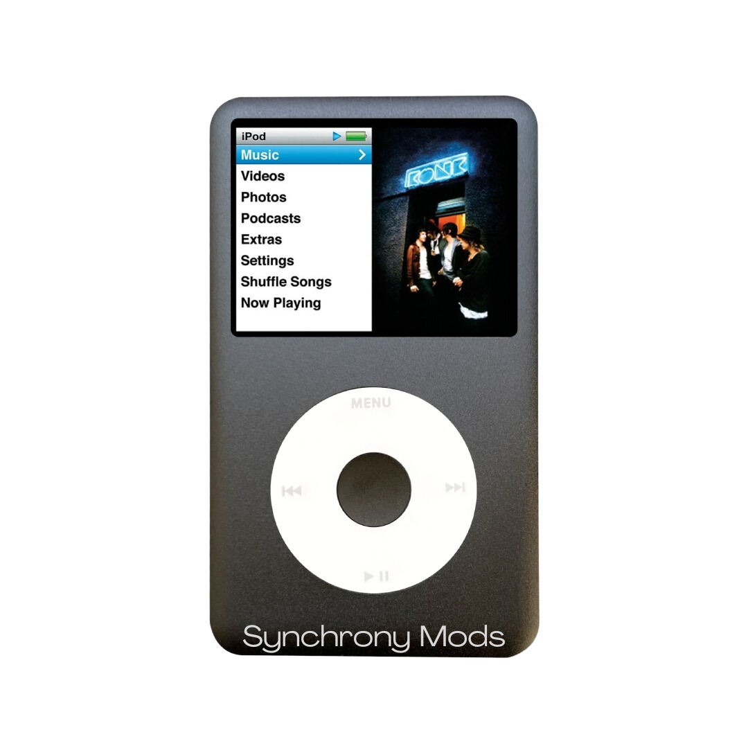 iPod Classic 7 Gen mejorado, color Negro.