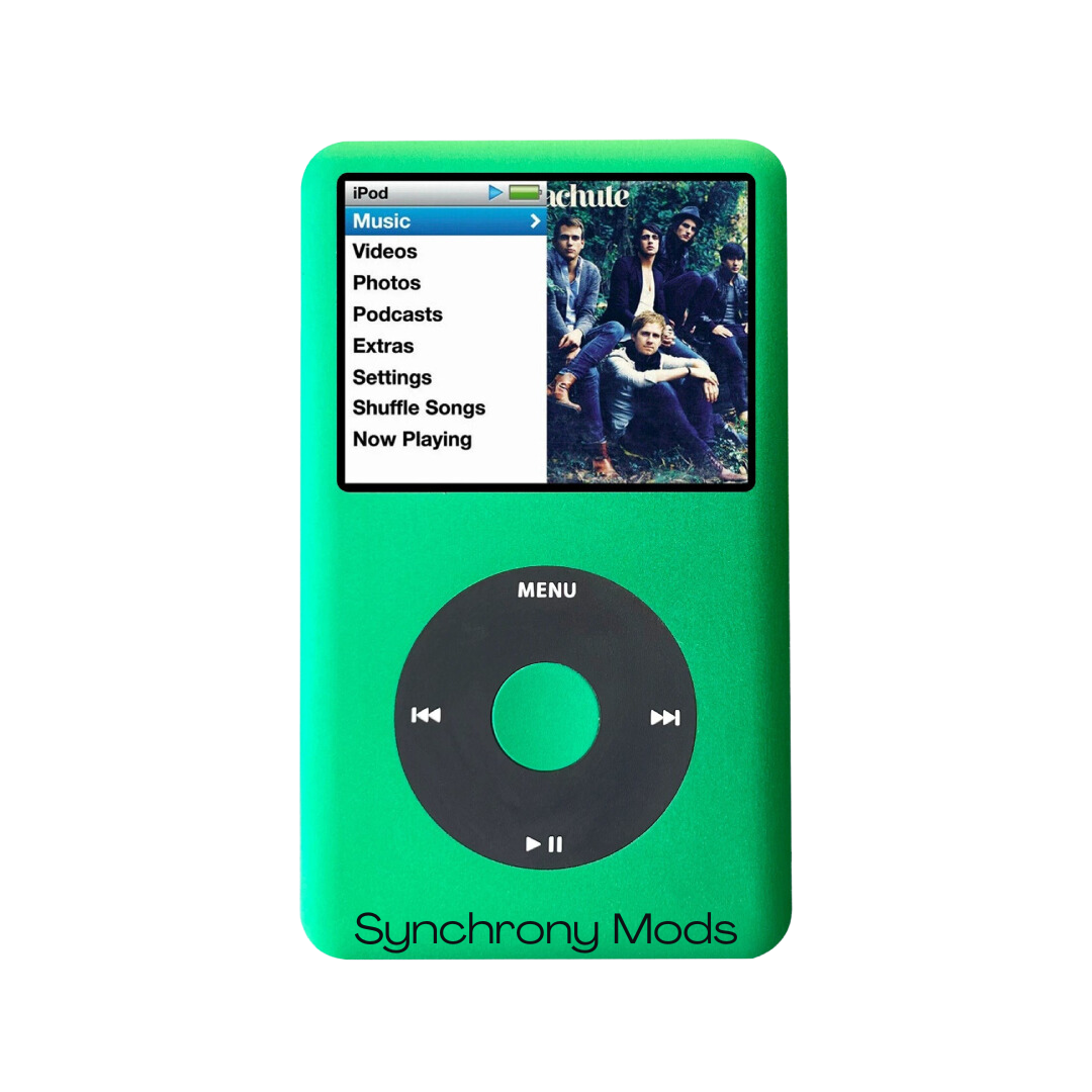 iPod Classic 7 Gen mejorado, color Verde.