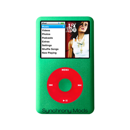 iPod Classic 7 Gen mejorado, color Verde.